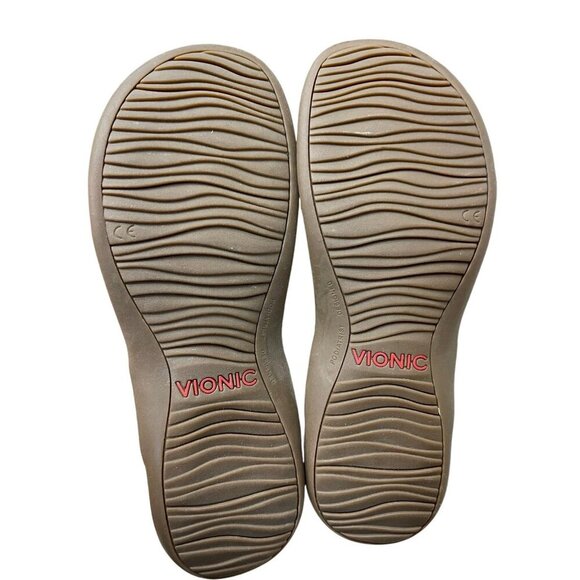 Vionic Bella Womens Orthotic Sandal Mint Patent Synthetic US Size 8.5 Bow - Picture 5 of 6